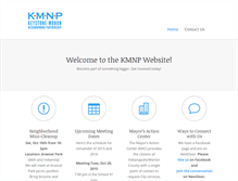 Tablet Screenshot of kmnp.org